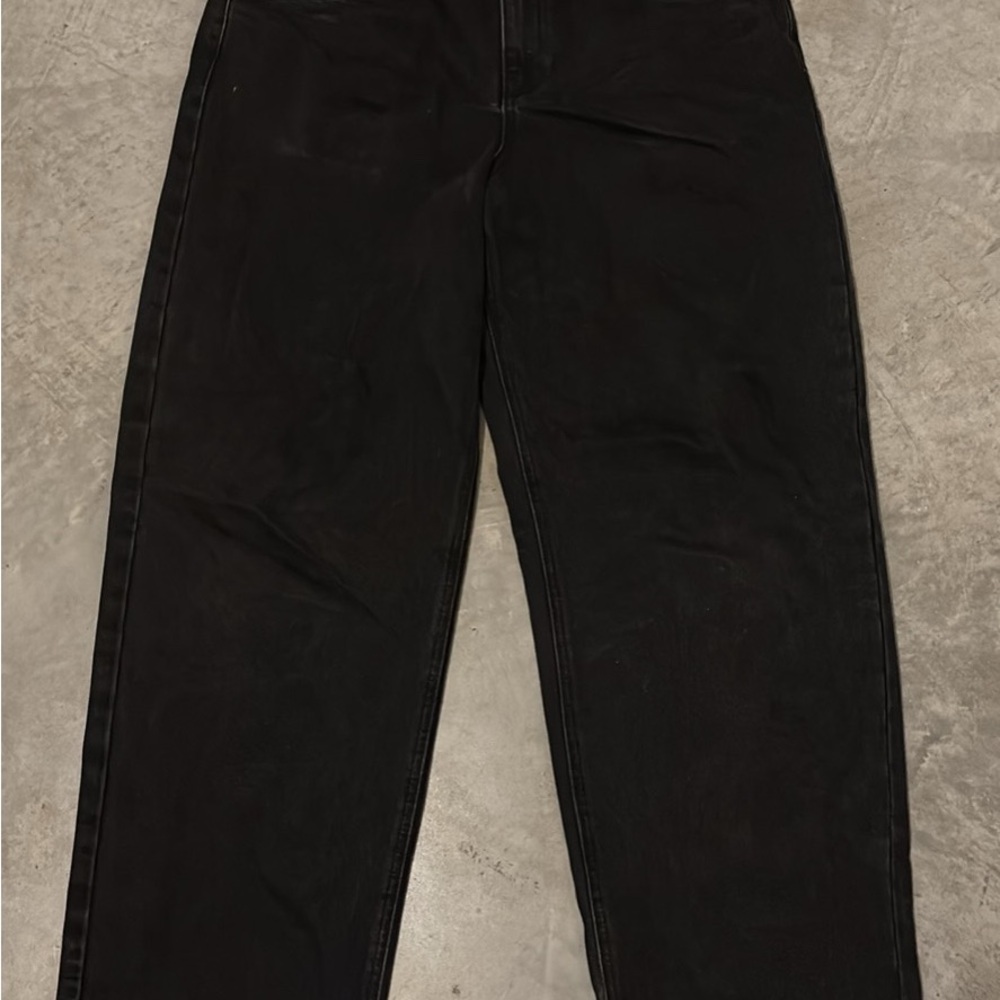 Men's Black Baggy Jeans